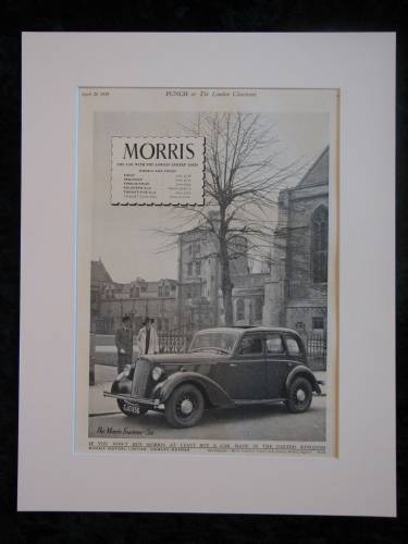 Morris Original advert 1939 (ref AD322)