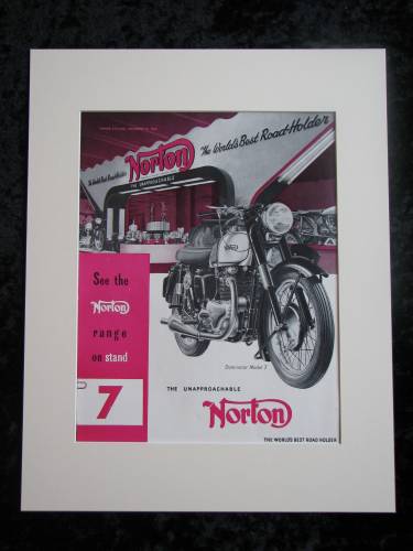 Norton Dominator original advert 1953(ref AD354)