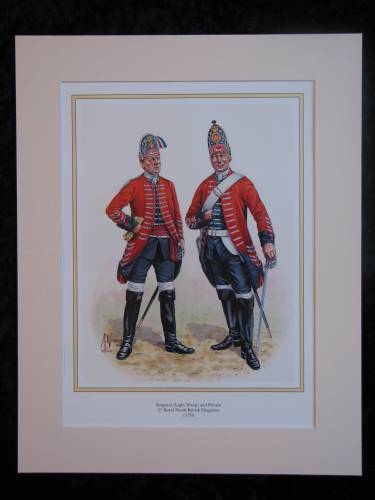 2nd Royal North British Dragoons  Mounted print (ref PR413)